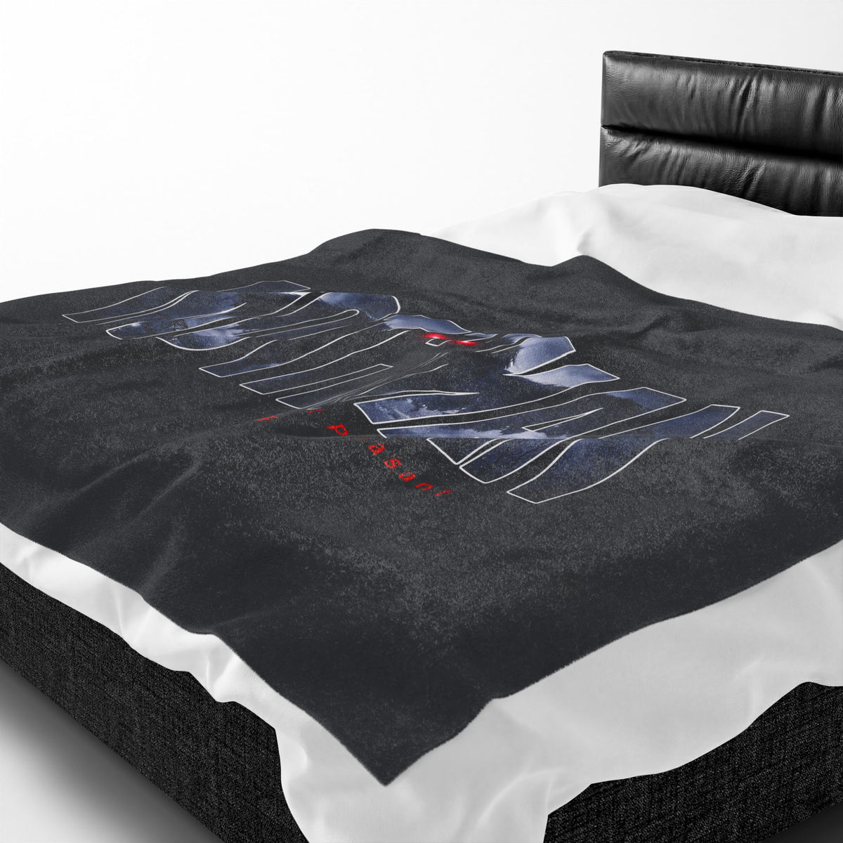 MOTHMAN LURKS Velveteen Plush Blanket