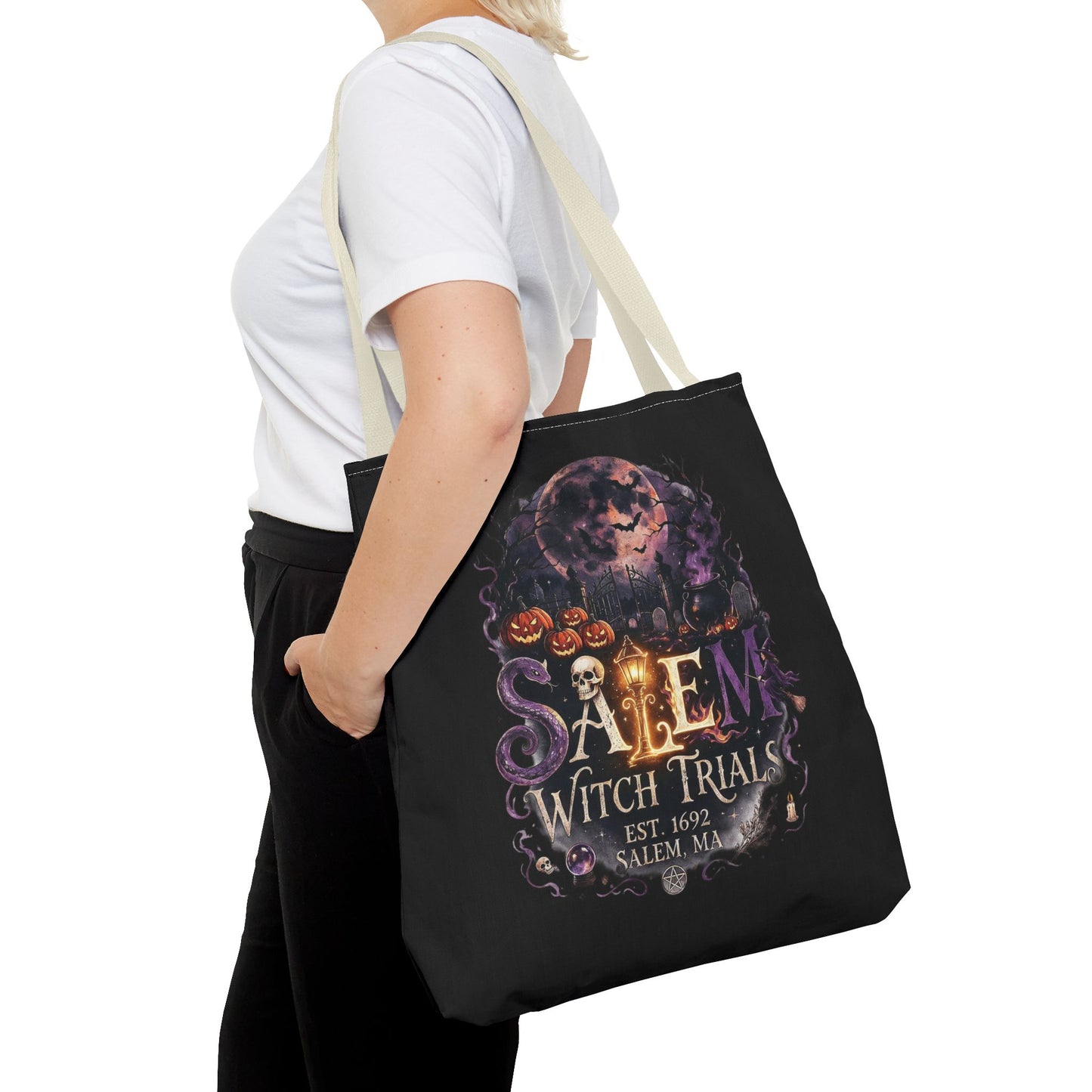 SALEM WITCH TRIALS Tote Bag (AOP)