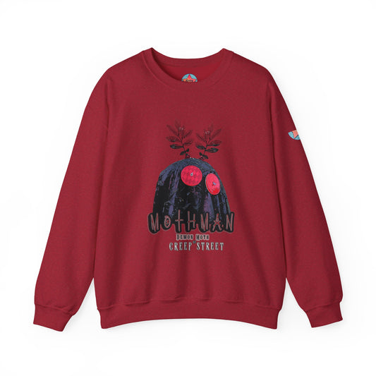 CHERRY RED MOTHMAN CREWNECK