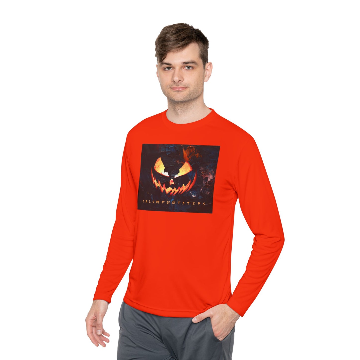 MIDNIGHT HALLOWEEN Unisex Lightweight Long Sleeve Tee