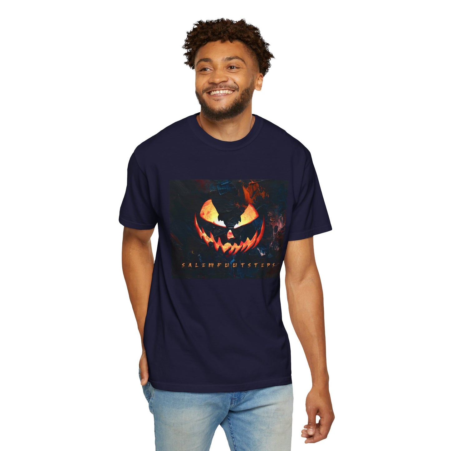MIDNIGHT PUMPKIN Unisex Garment-Dyed T-shirt