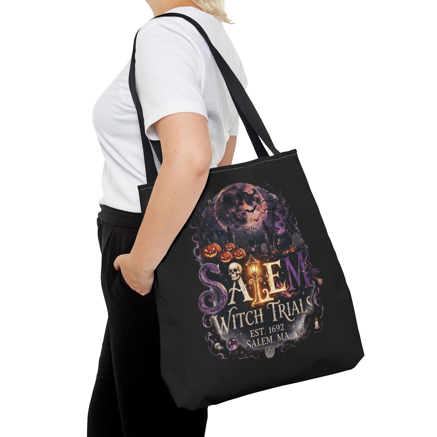 SALEM WITCH TRIALS Tote Bag (AOP)