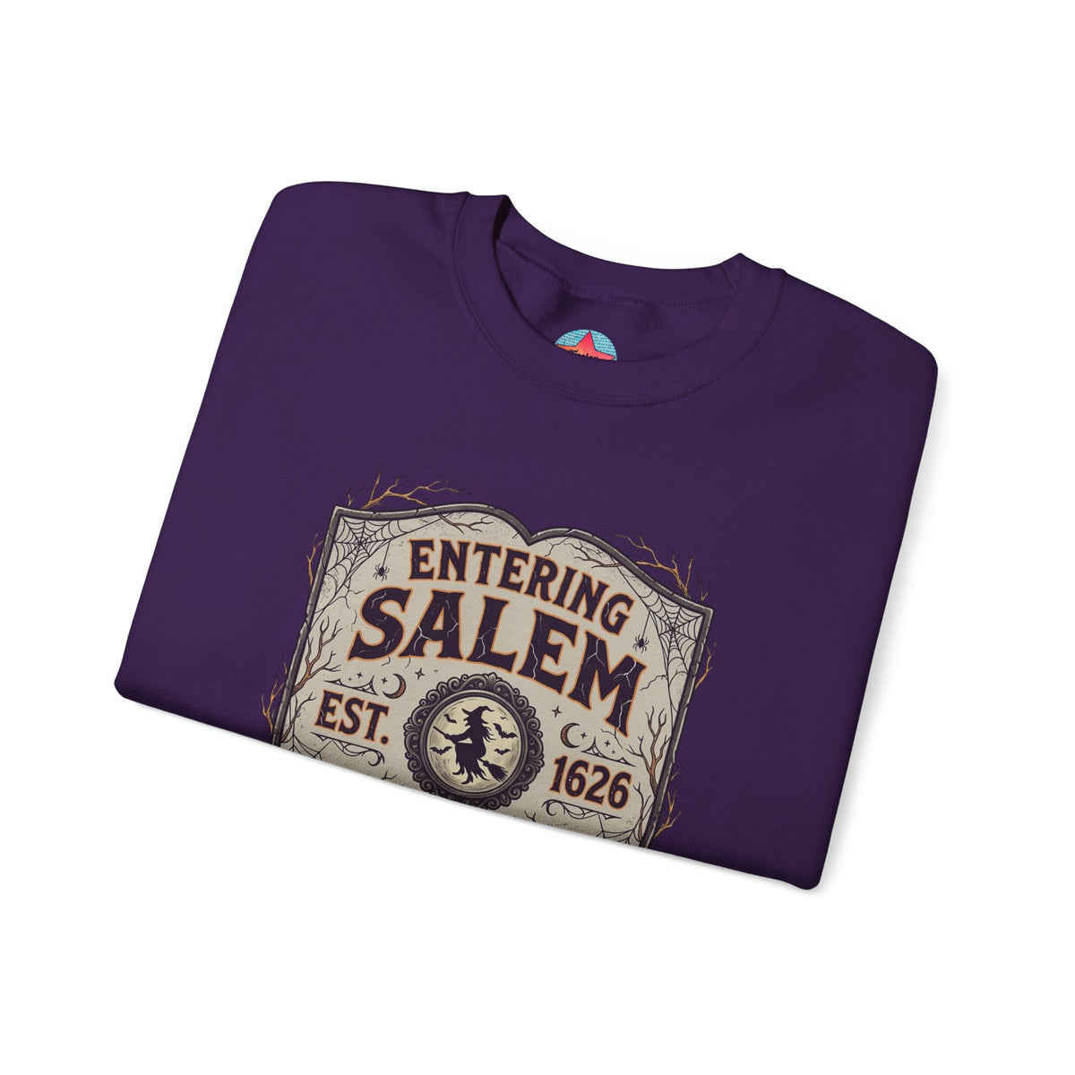 Spooky Entering Salem Unisex Heavy Blend™ Crewneck Sweatshirt
