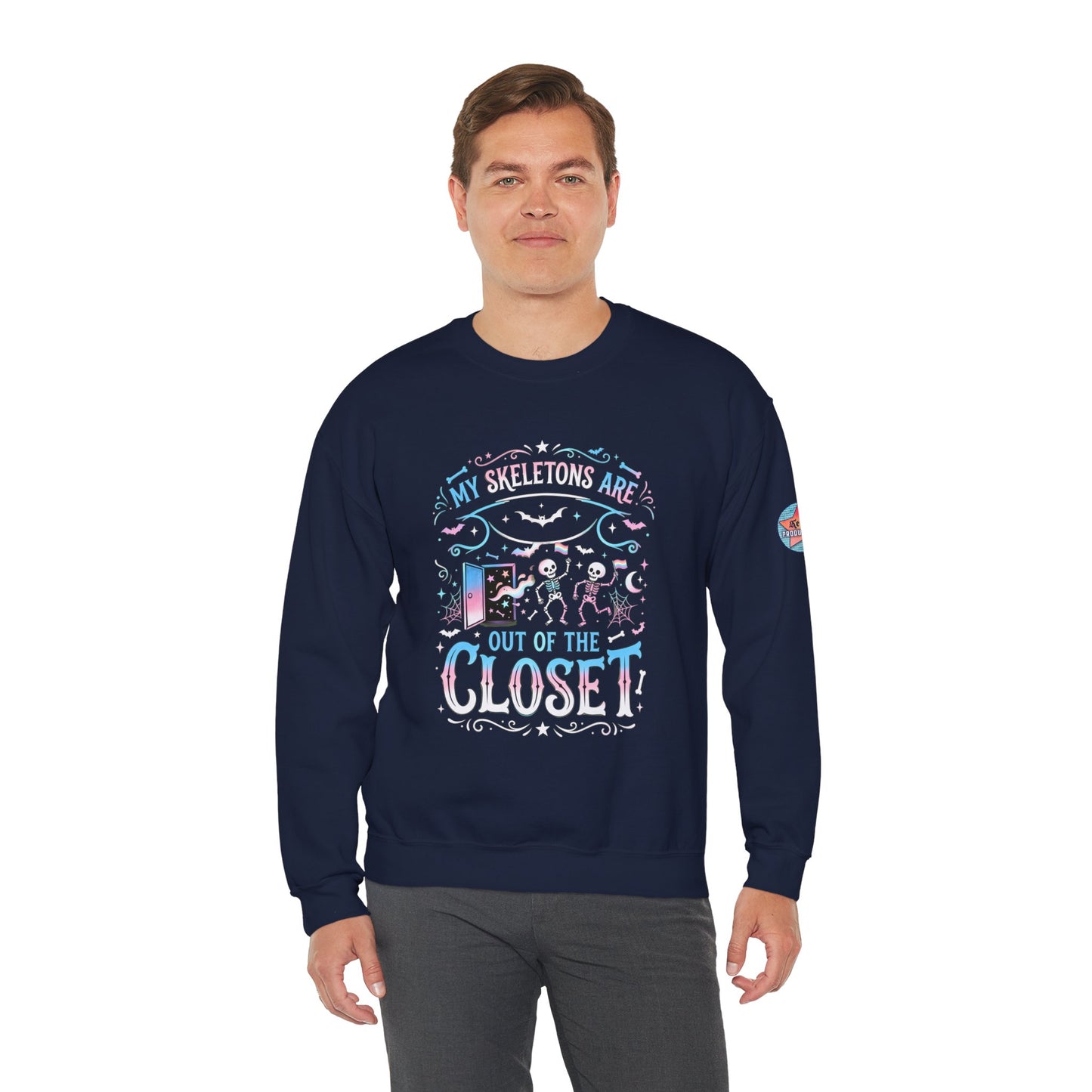 TRANS PRIDE Unisex Heavy Blend™ Crewneck Sweatshirt