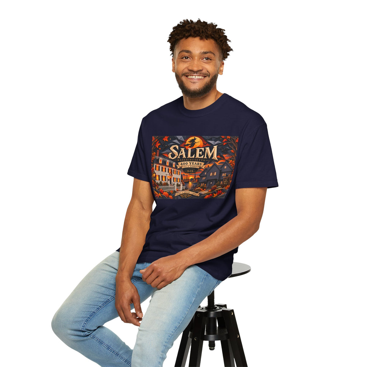 Salem 400 Forever - Unisex Garment-Dyed T-shirt