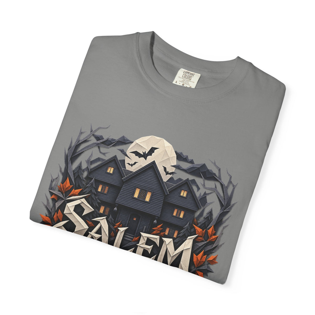 Salem 400 Witch House - Unisex Garment-Dyed T-shirt