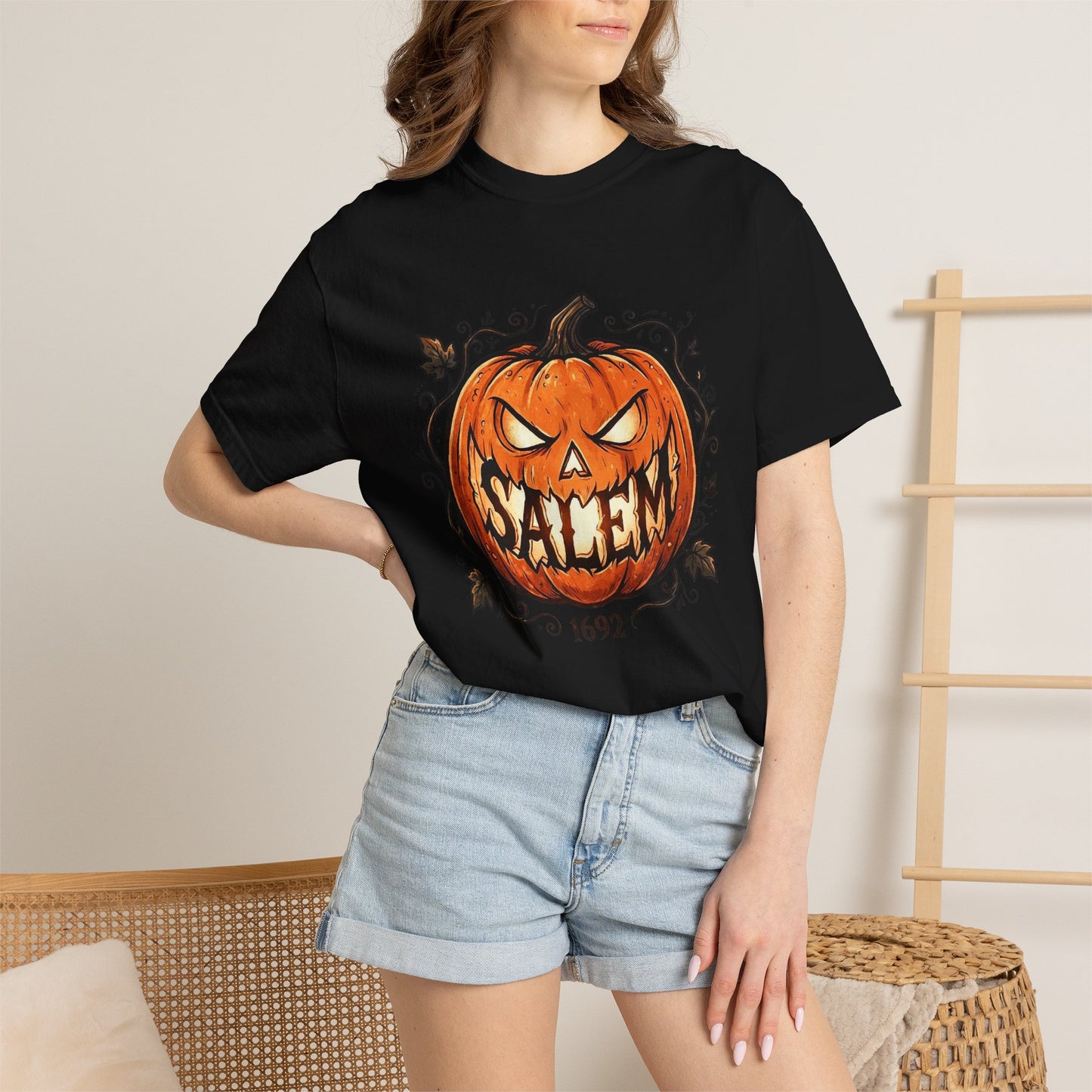 SALEM SMILE Unisex Garment-Dyed T-shirt