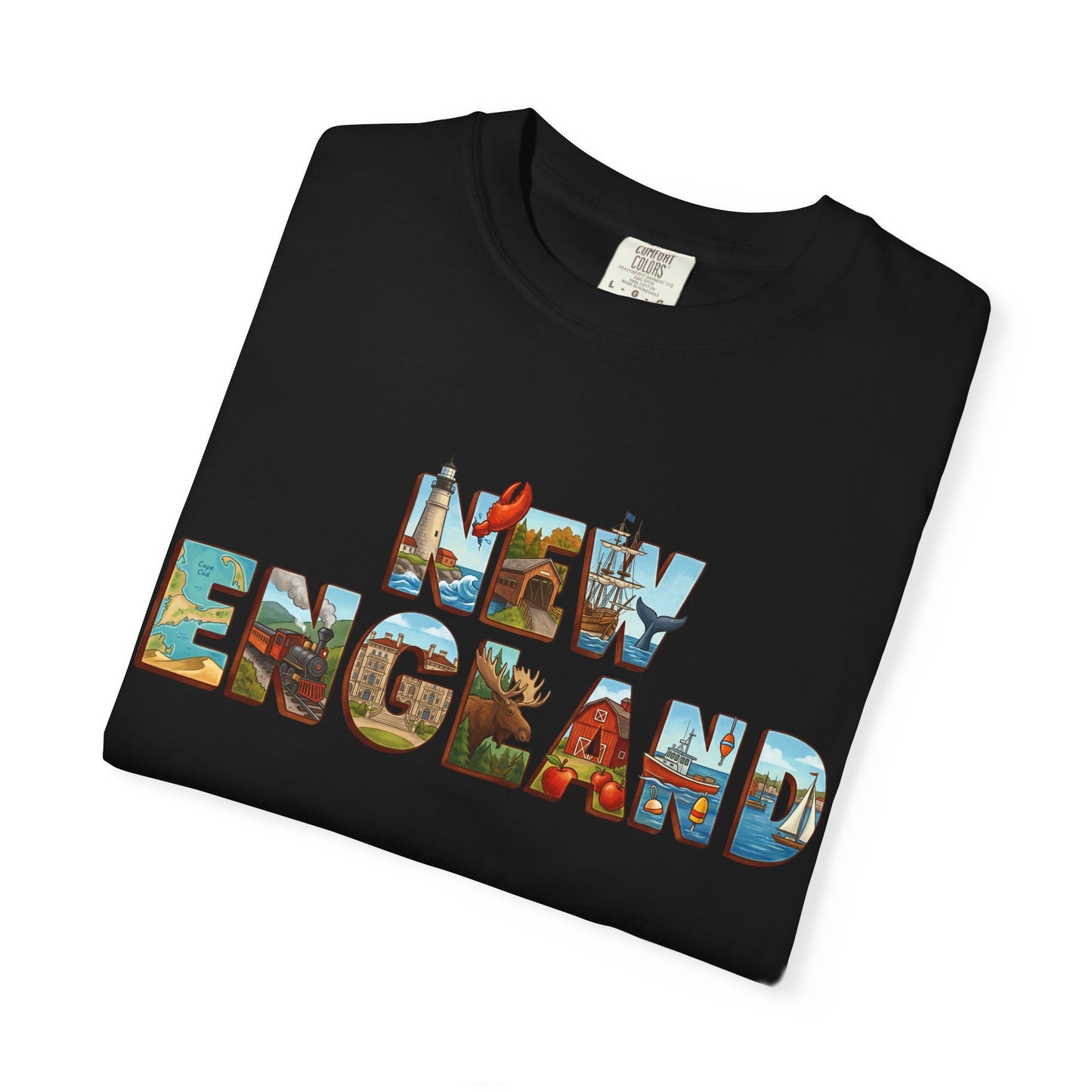 NEW ENGLAND Unisex Garment-Dyed T-shirt