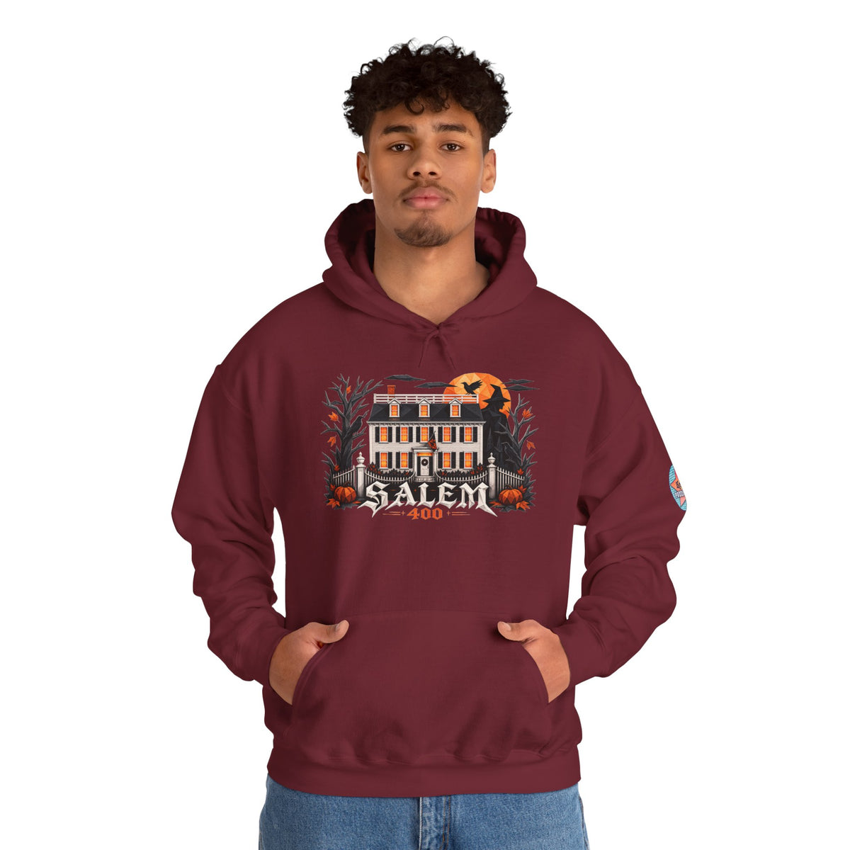 Salem 400 Ropes Mansion - Unisex Heavy Blend™ Hooded Sweatshirt