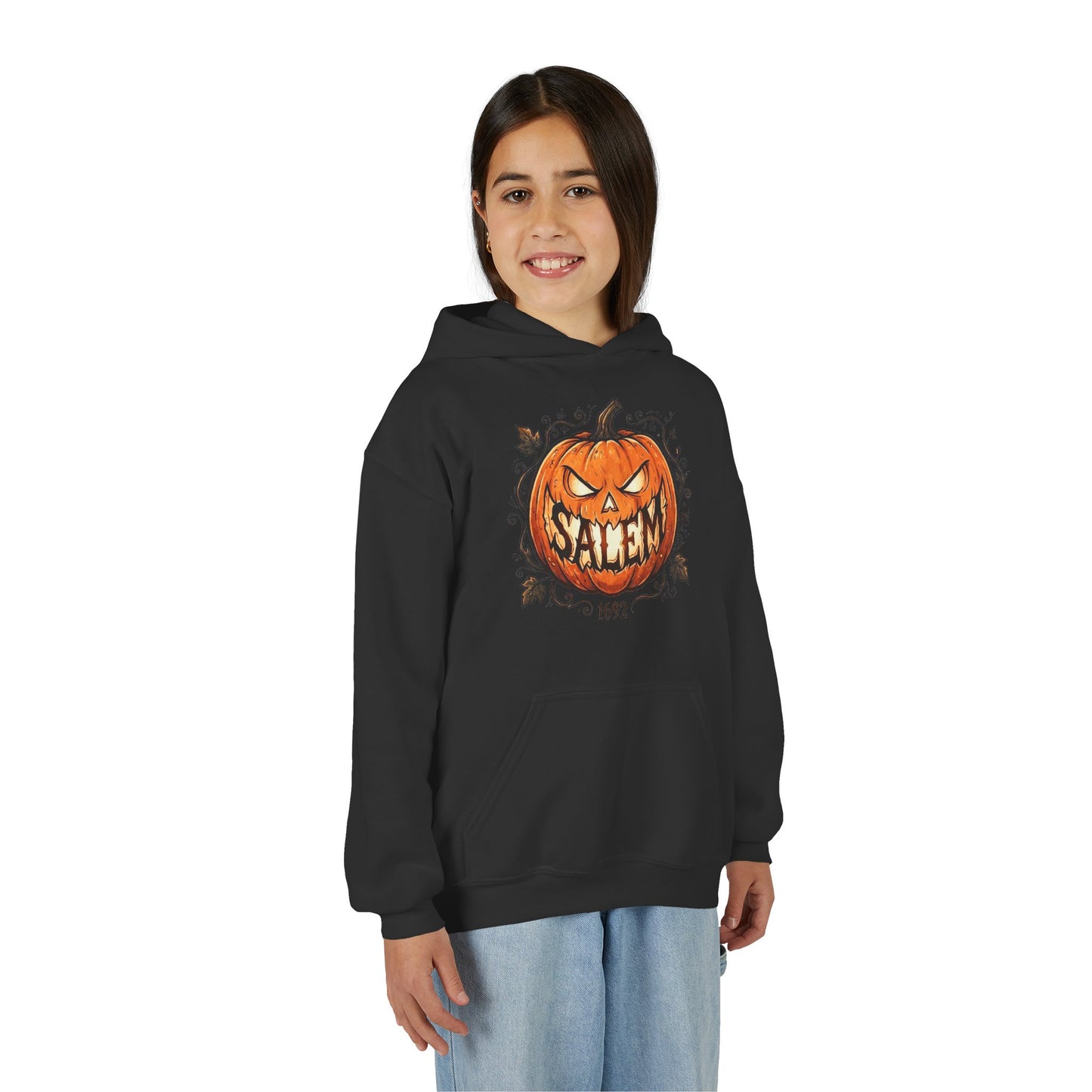 SALEM SMILE Youth Heavy Blend Hooded Sweatshirt