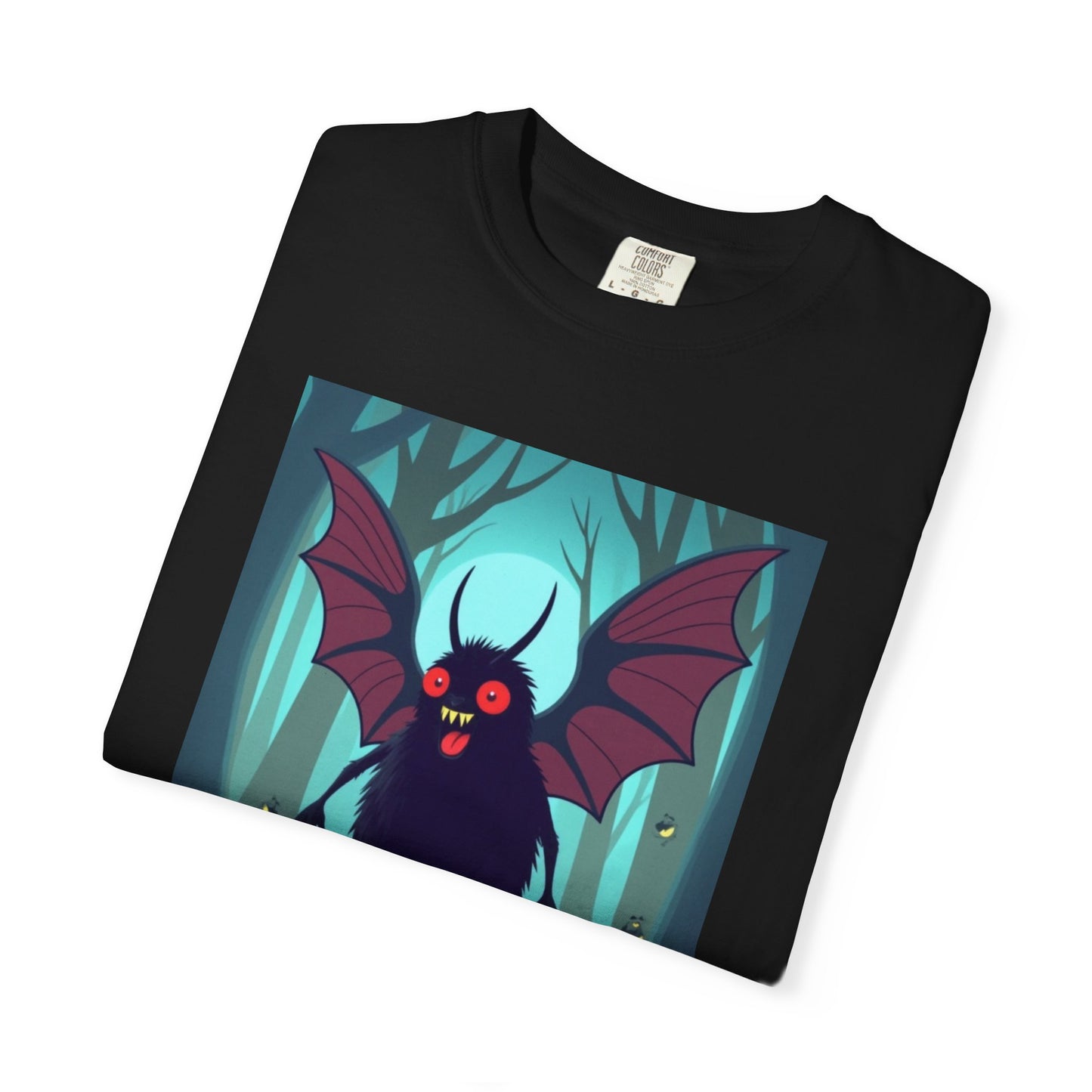 Pizza Mothman Unisex Garment-Dyed T-shirt