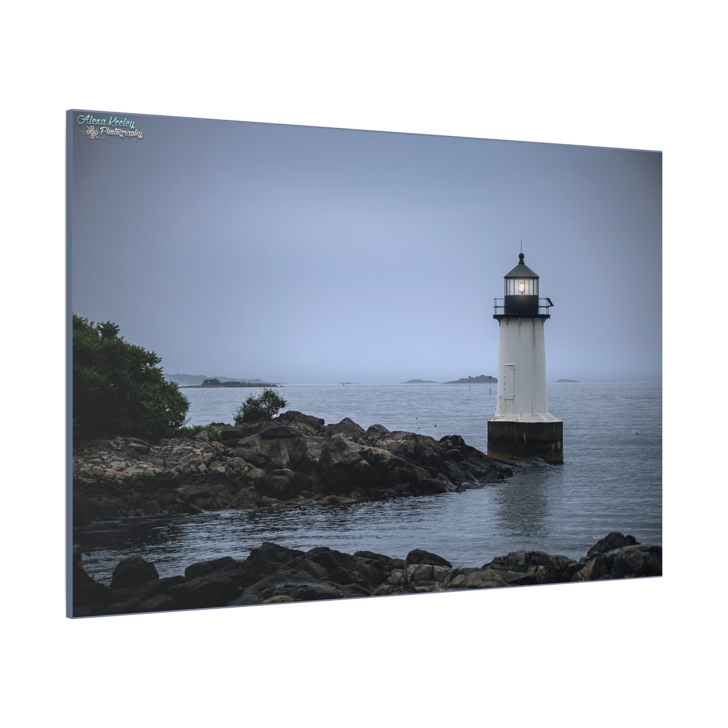 Winter Island Light - Matte Canvas, Stretched, 1.25"