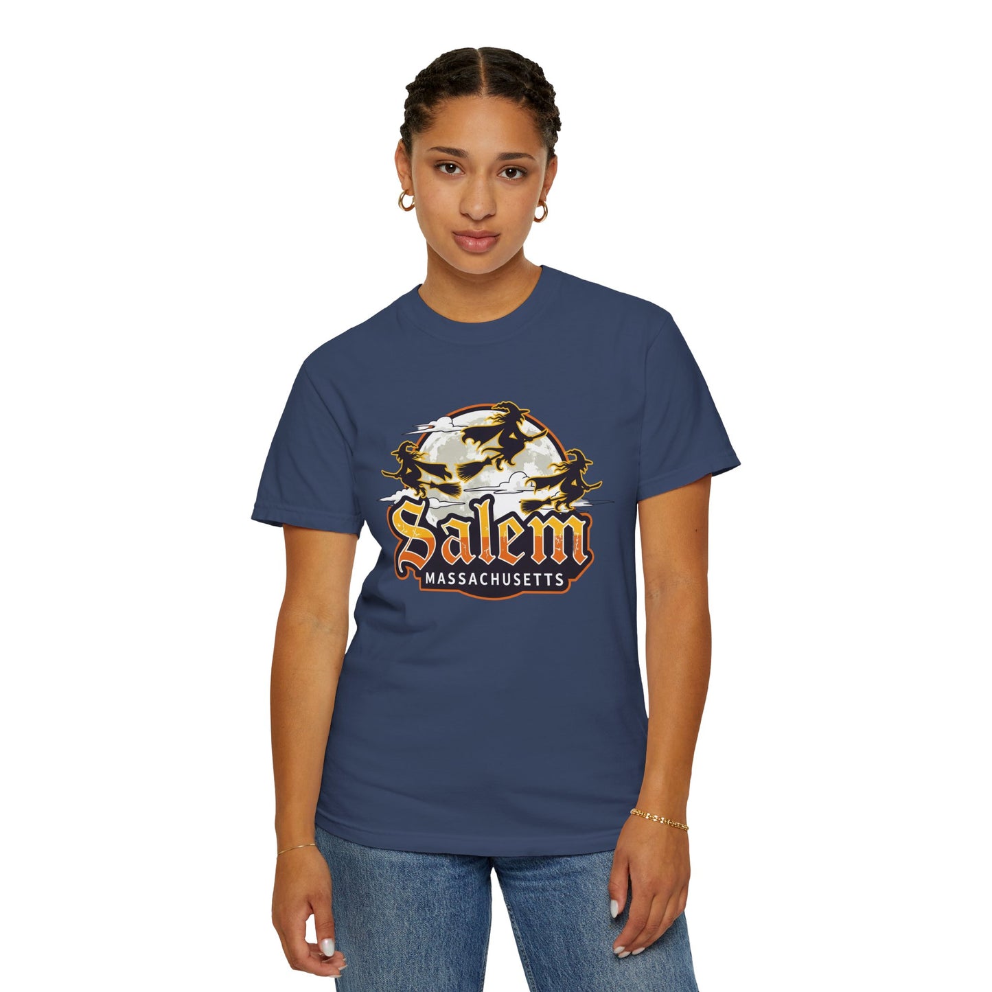 SALEM LOGO Unisex Garment-Dyed T-shirt