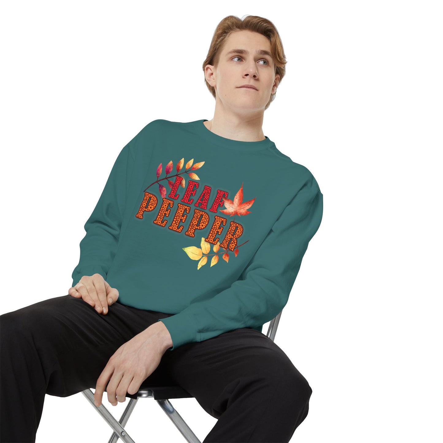 Leaf Peeper Crew Neck (Mult Colors)