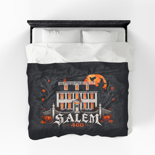 Salem 400 Ropes Mansion - Velveteen Plush Blanket