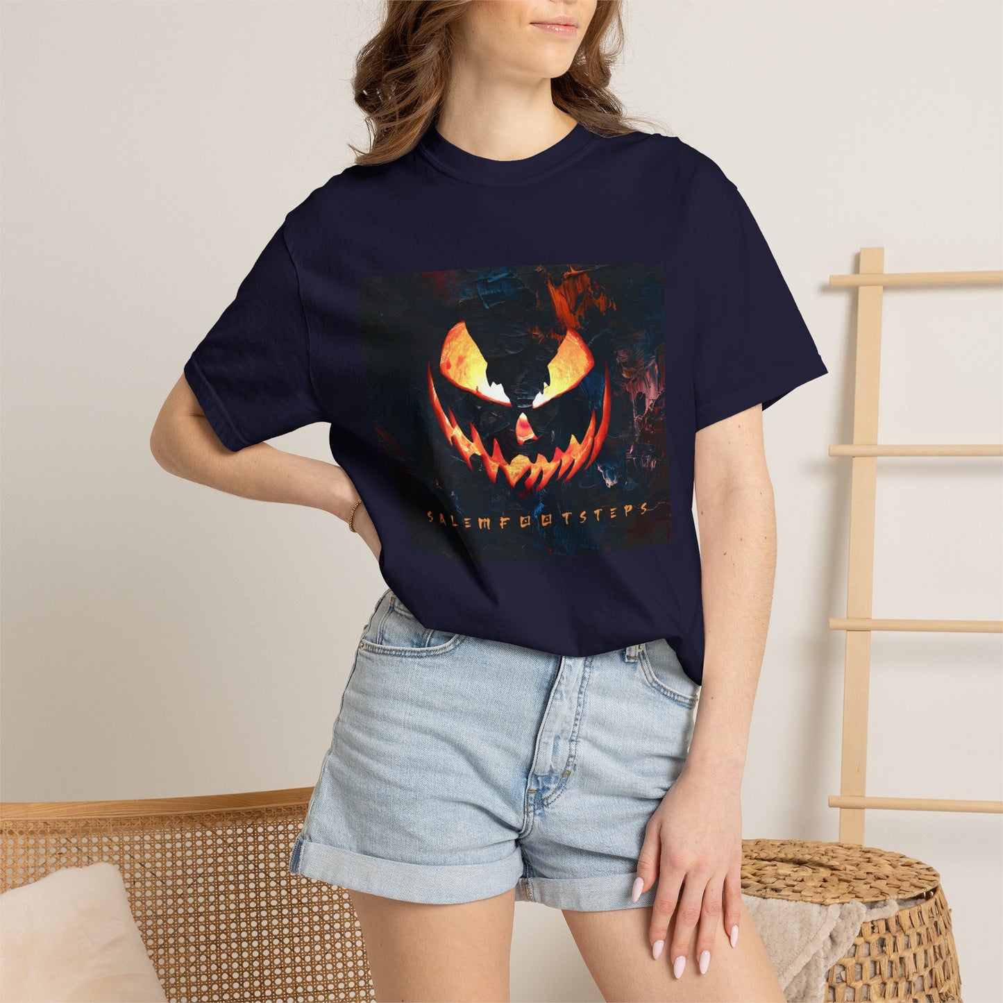 MIDNIGHT PUMPKIN Unisex Garment-Dyed T-shirt