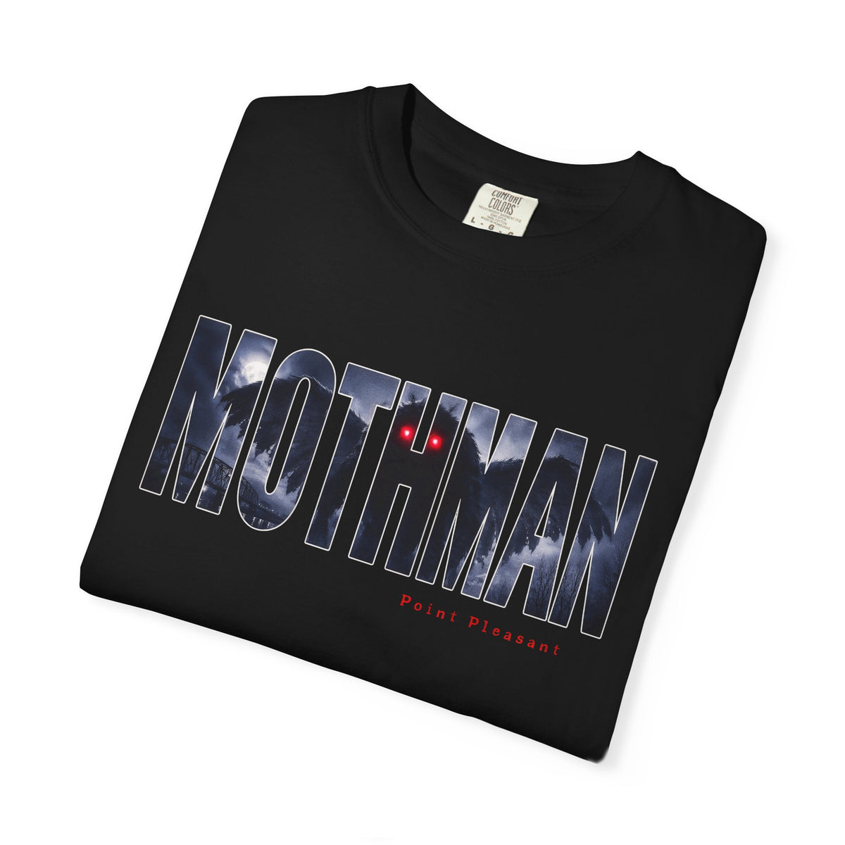 MOTHMAN LURKS Unisex Garment-Dyed T-shirt