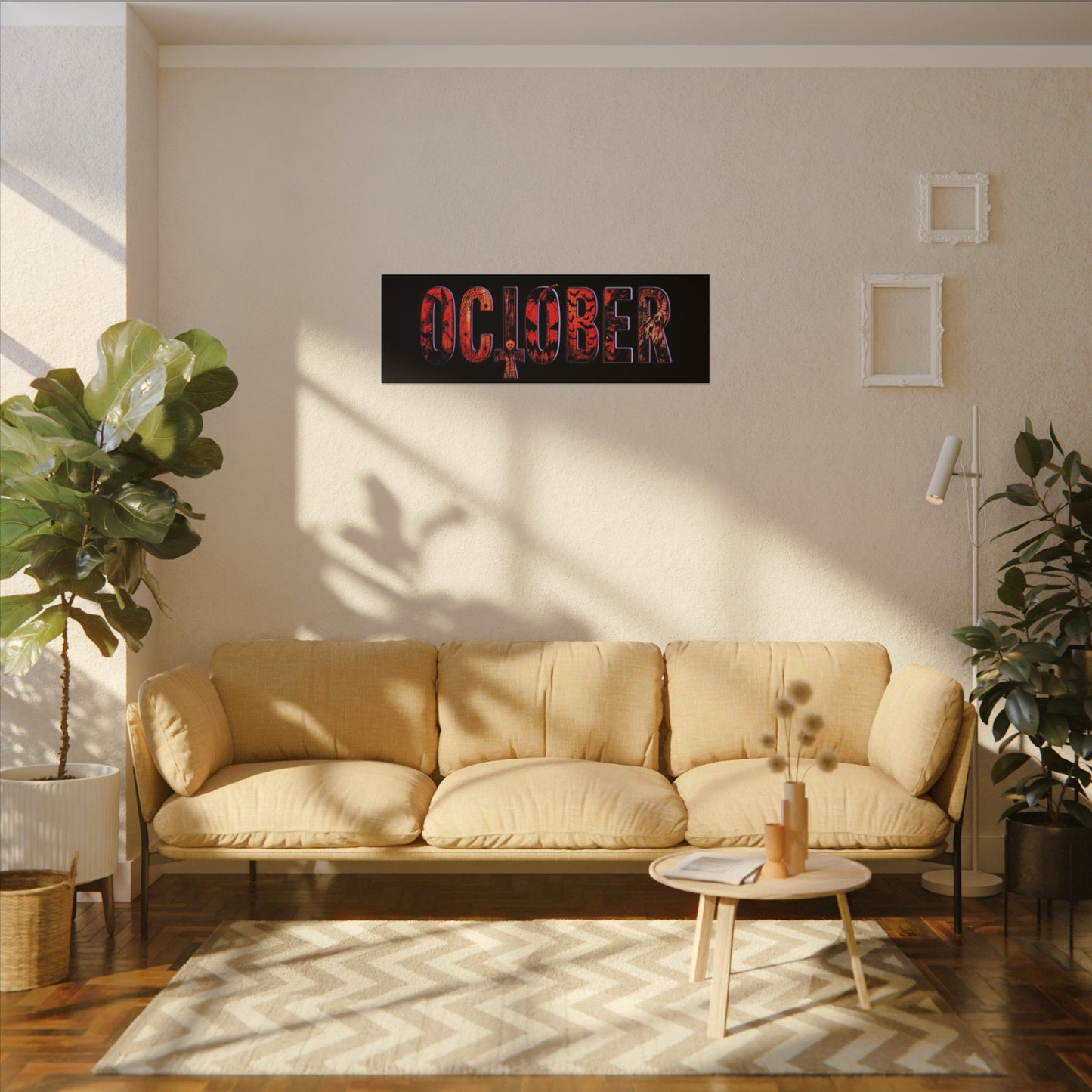 HORROR OCTOBER - Matte Canvas, Stretched, 0.75" (Multi-Size)