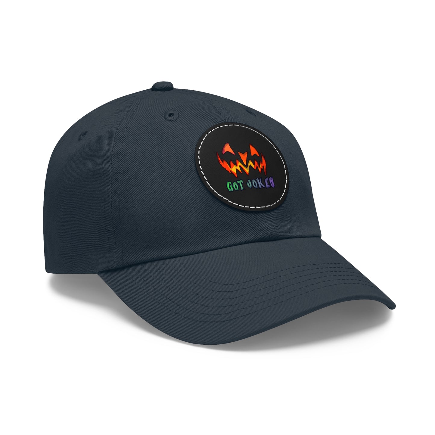 GOT JOKES - Dad Hat with Leather Patch (Round)