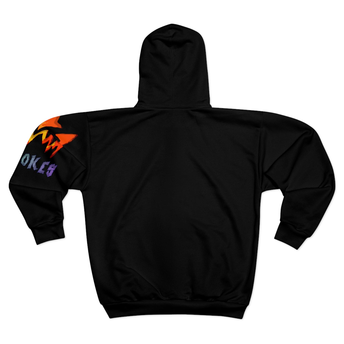 PUMPKIN MAN PRINT - Unisex Zip Hoodie (AOP)