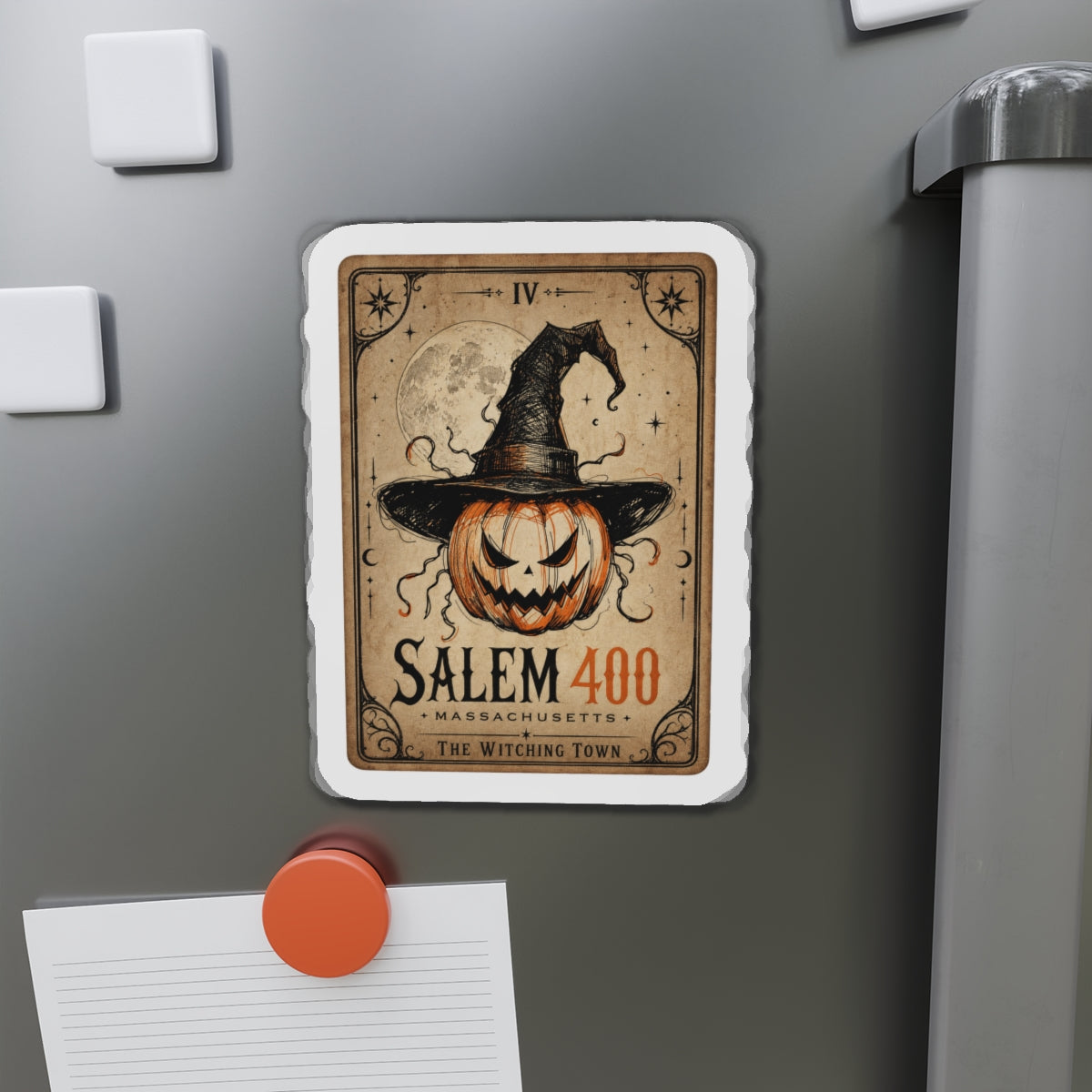 PUNKIN TAROT Die-Cut Magnets – alternate view | SalemFootsteps