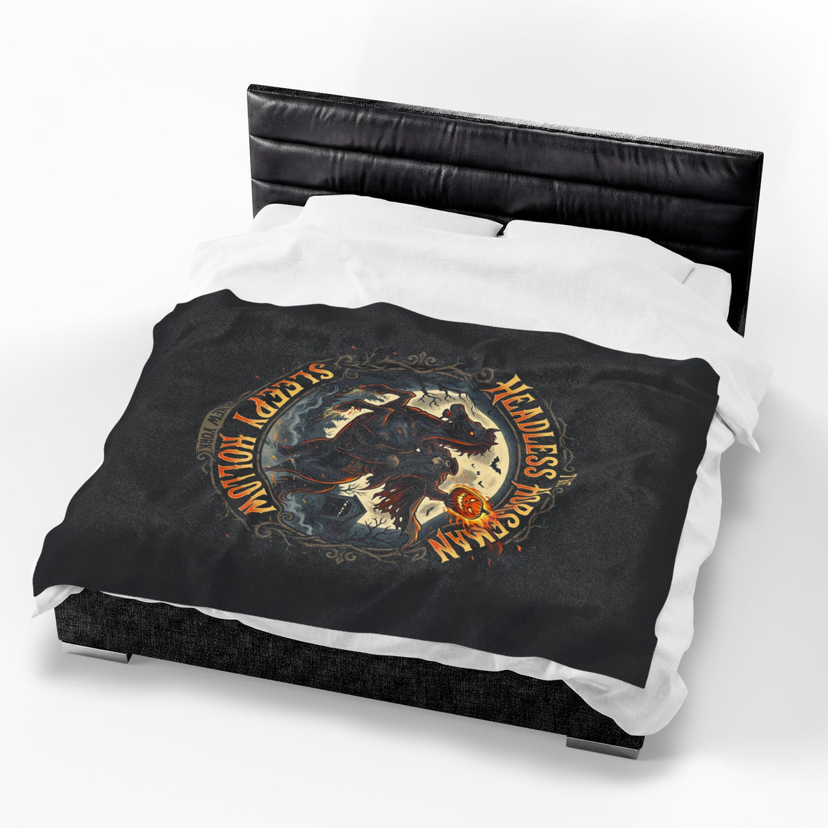 HEADLESS HORSEMAN Velveteen Plush Blanket