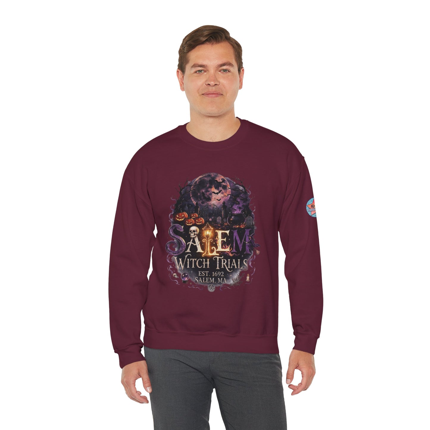 SALEM WITCH TRIALS Unisex Heavy Blend™ Crewneck Sweatshirt