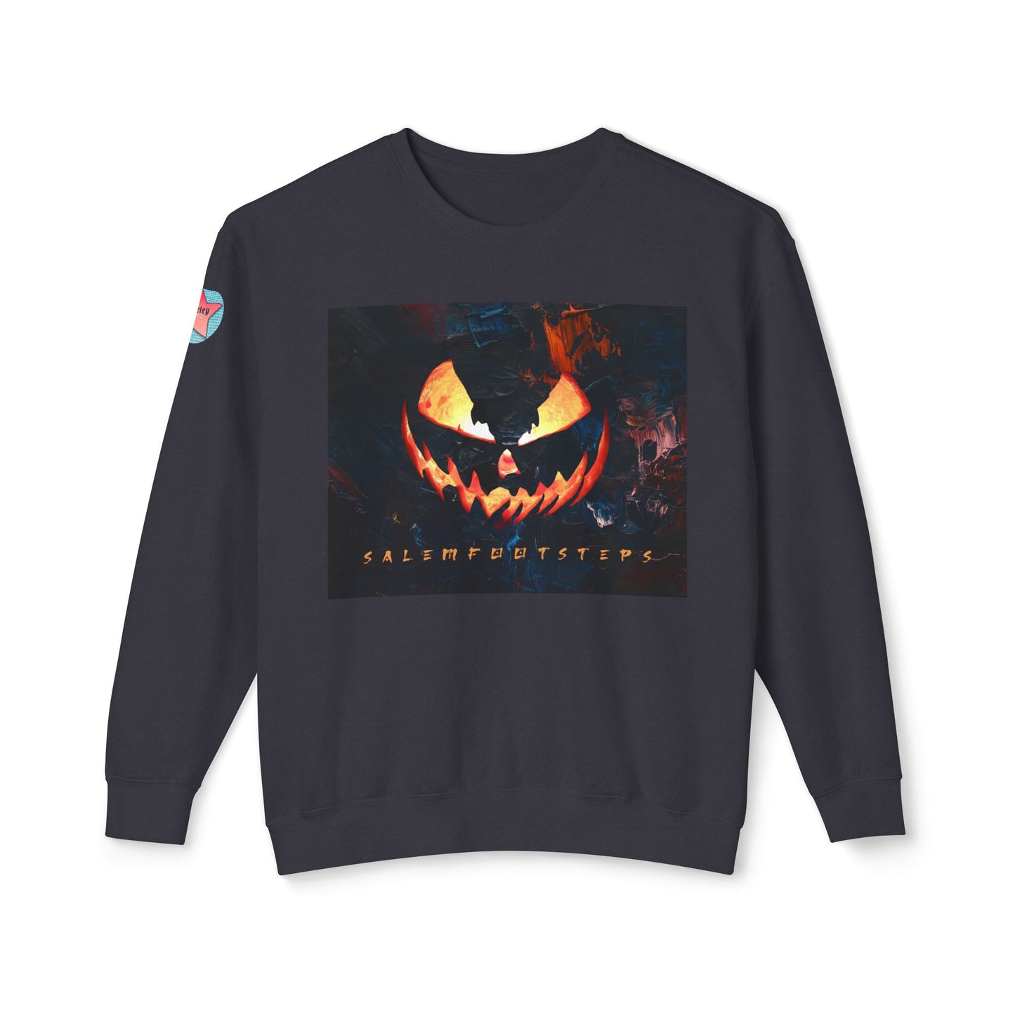 MIDNIGHT HALLOWEEN Unisex Lightweight Crewneck Sweatshirt