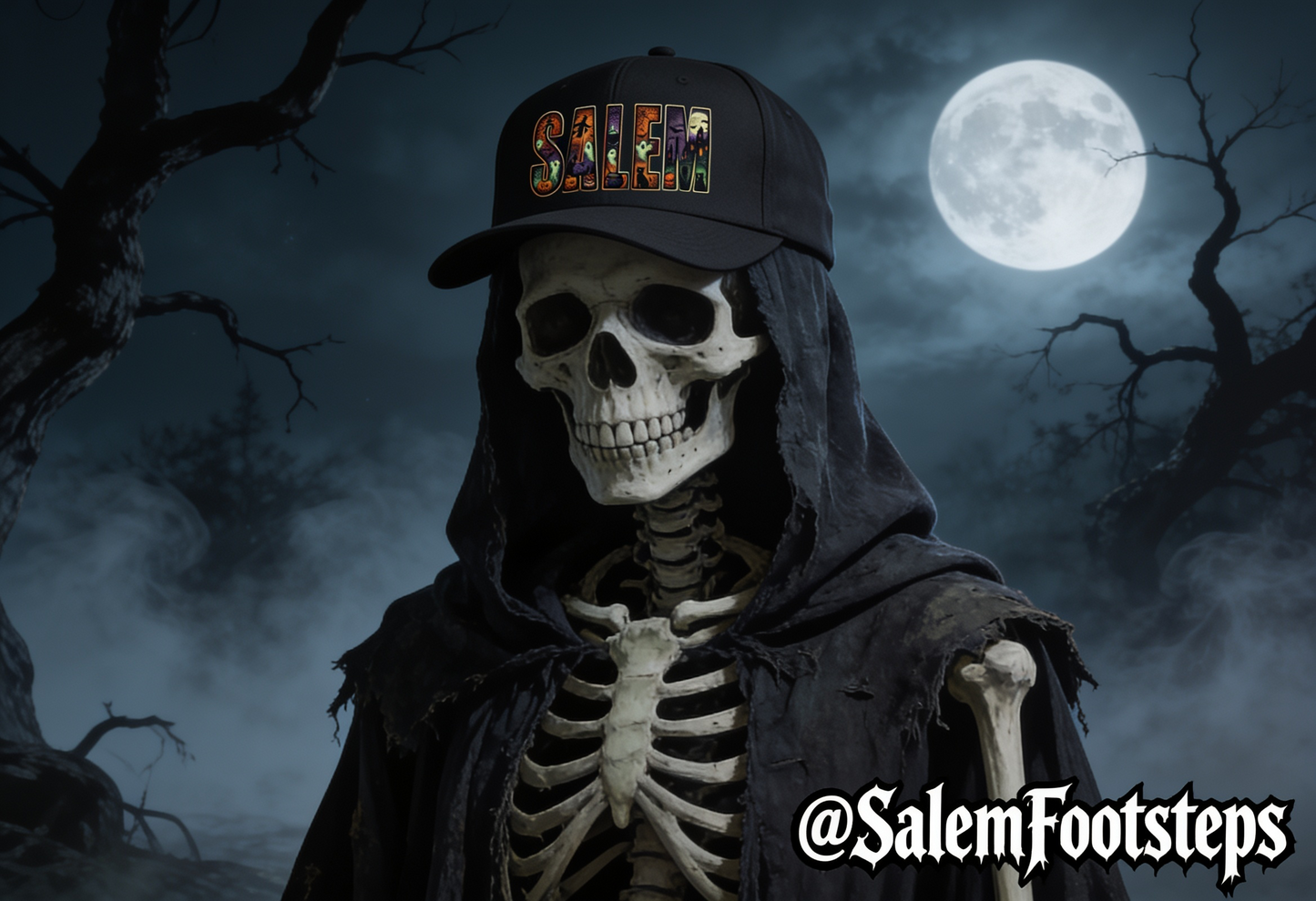 SALEM Spooky Unisex Snapback Hat