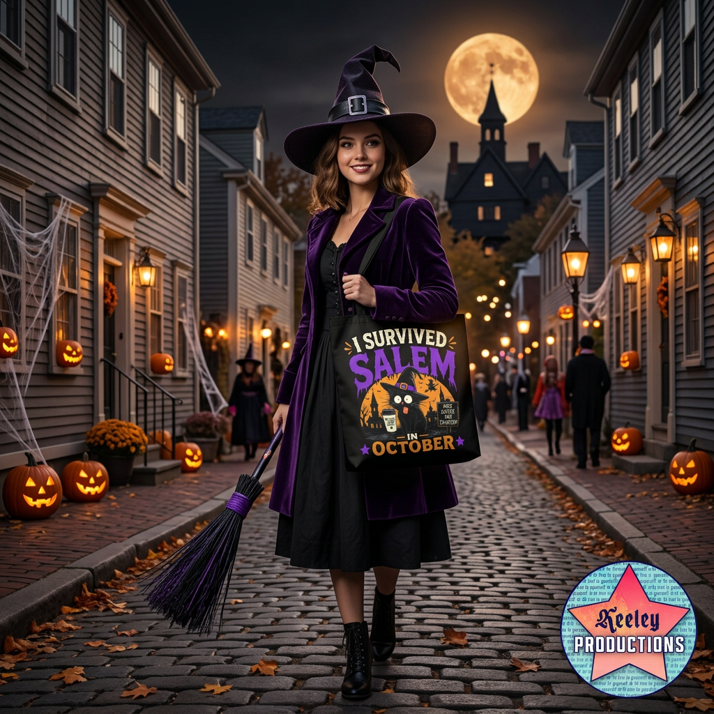 Survived Salem Cat - Tote Bag – alternate product view 18