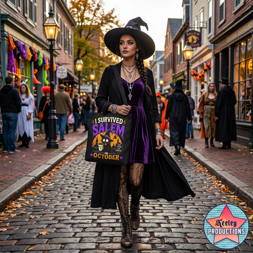 Survived Salem Cat - Tote Bag – alternate product view 17