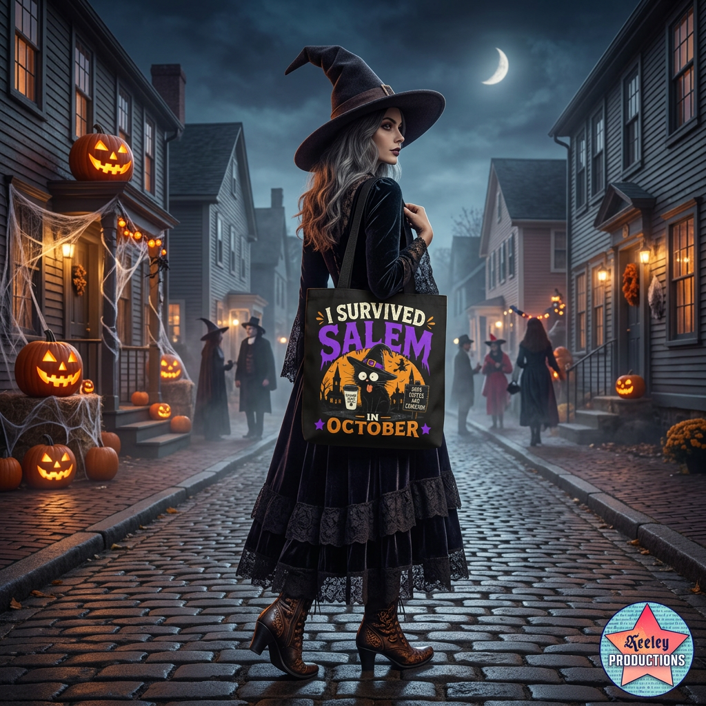 Survived Salem Cat - Tote Bag by SalemFootsteps