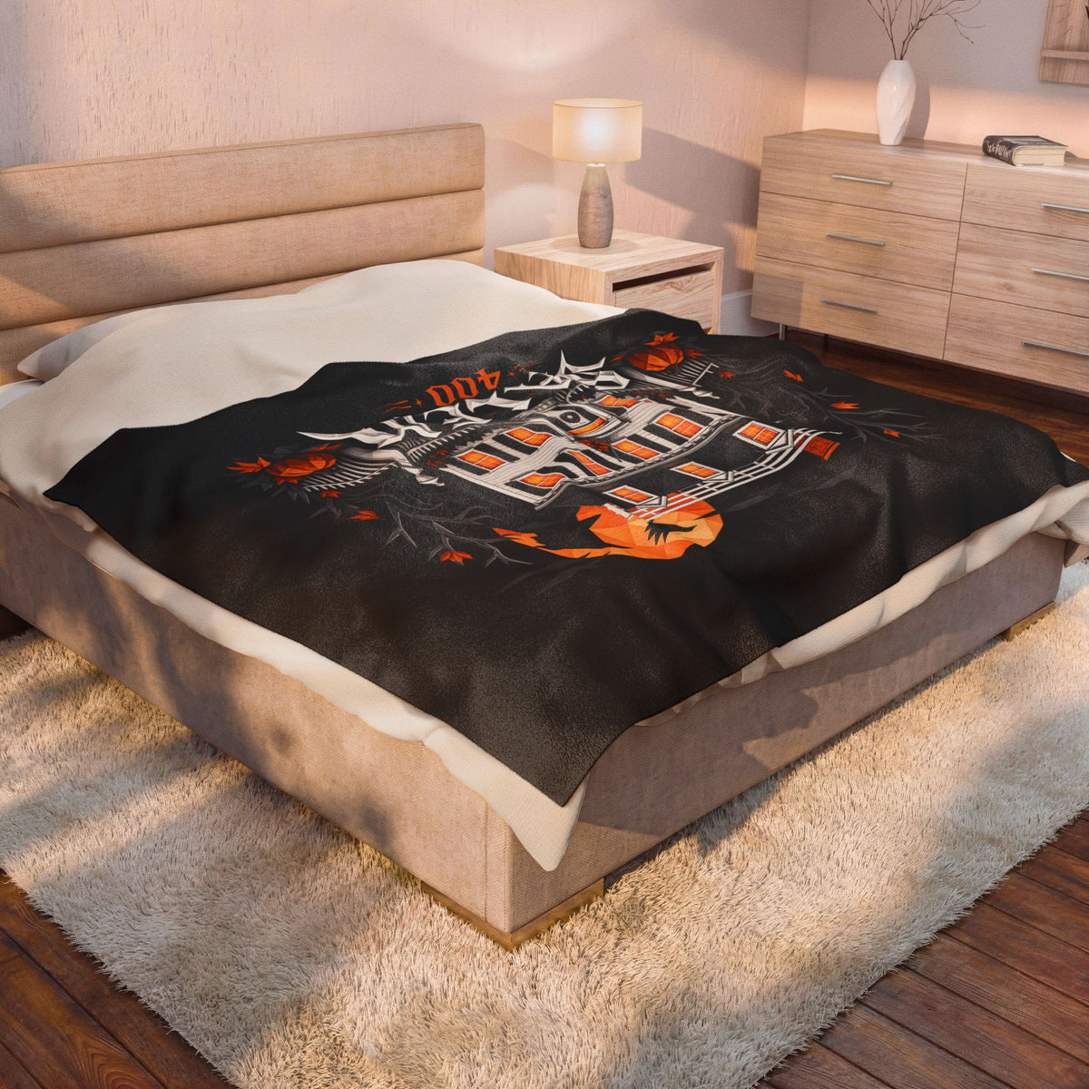 Salem 400 Ropes Mansion - Velveteen Plush Blanket