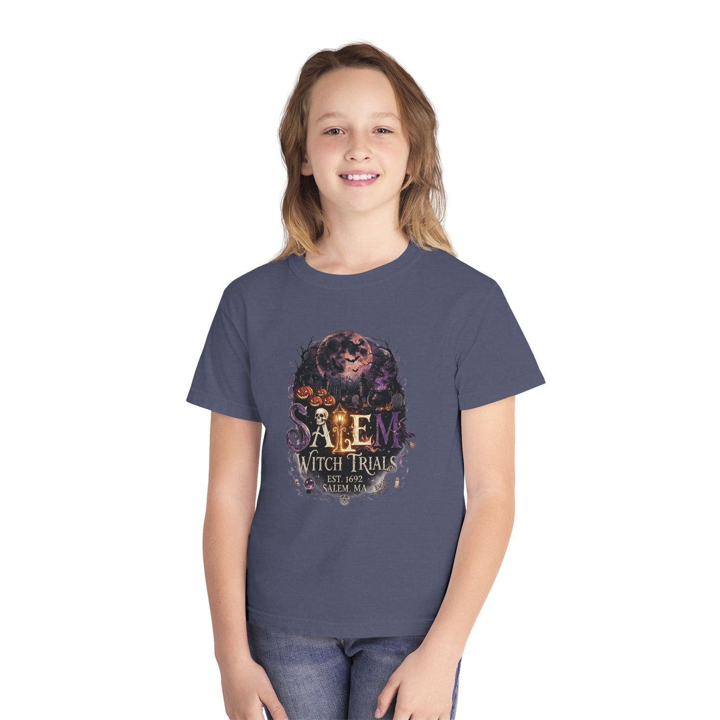 SALEM WITCH TRIALS Youth Midweight Tee