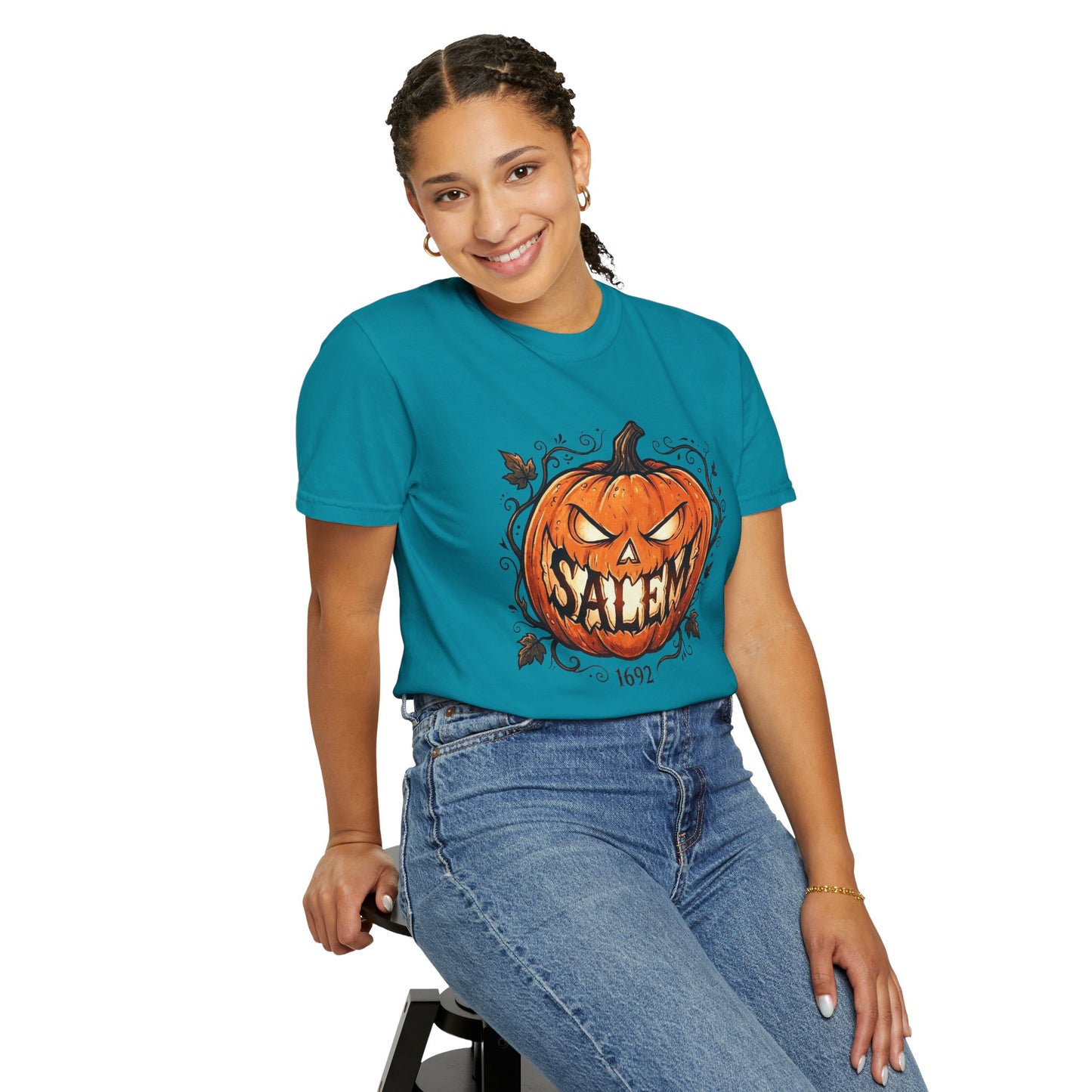 SALEM SMILE Unisex Garment-Dyed T-shirt
