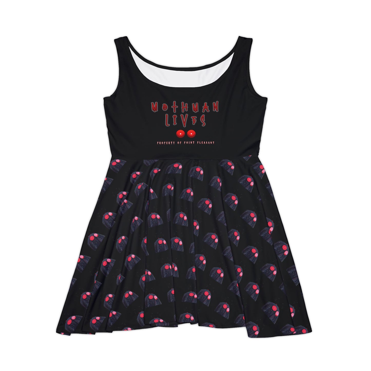 MOTHMAN Women's Skater Dress (AOP)