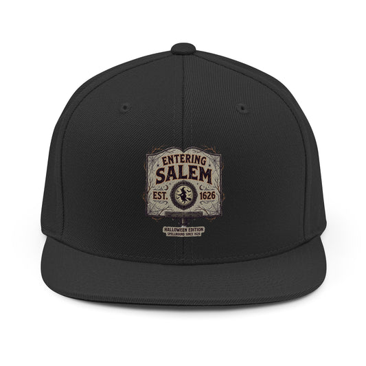 Spooky Entering Salem Unisex Snapback Hat