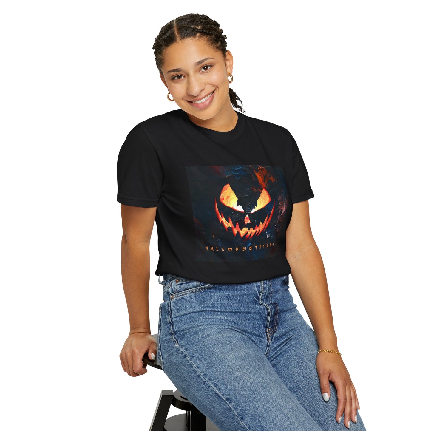 MIDNIGHT PUMPKIN Unisex Garment-Dyed T-shirt