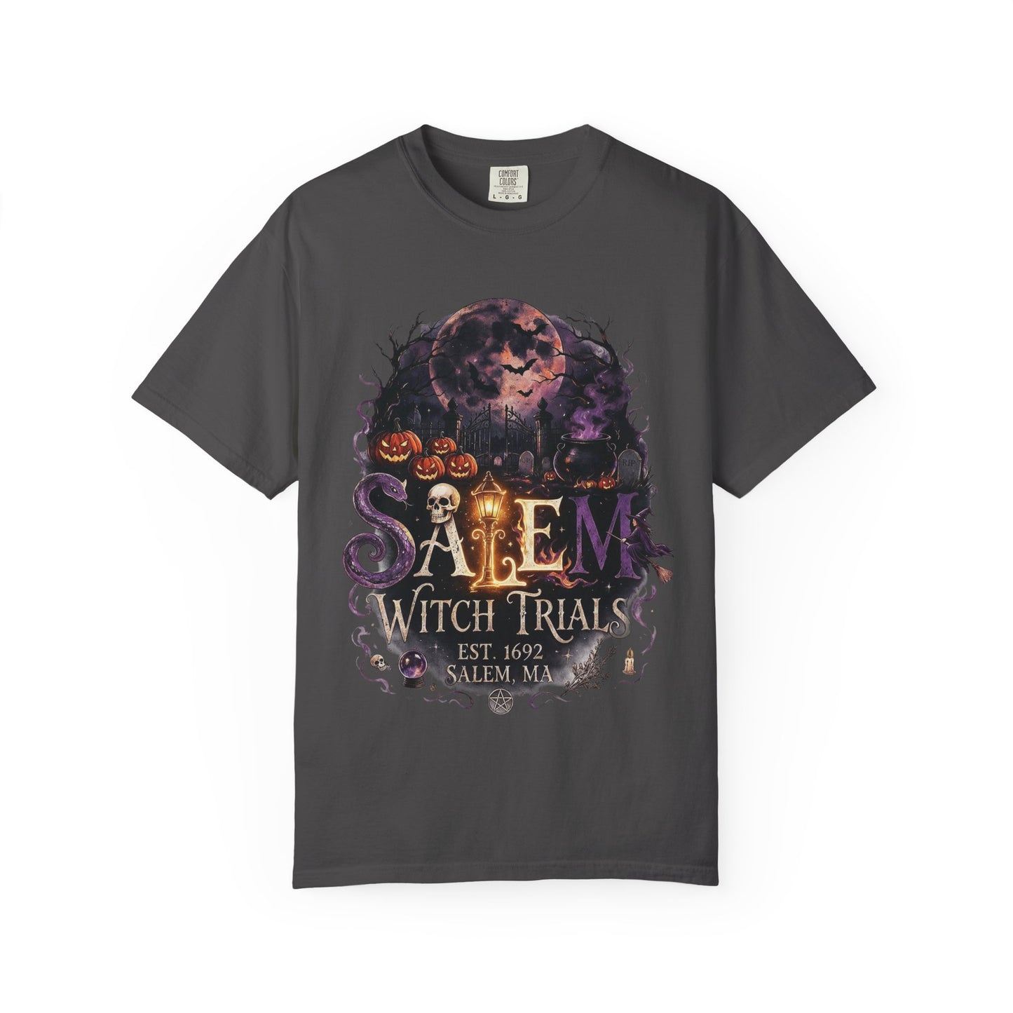 SALEM WITCH TRIALS Unisex Garment-Dyed T-shirt