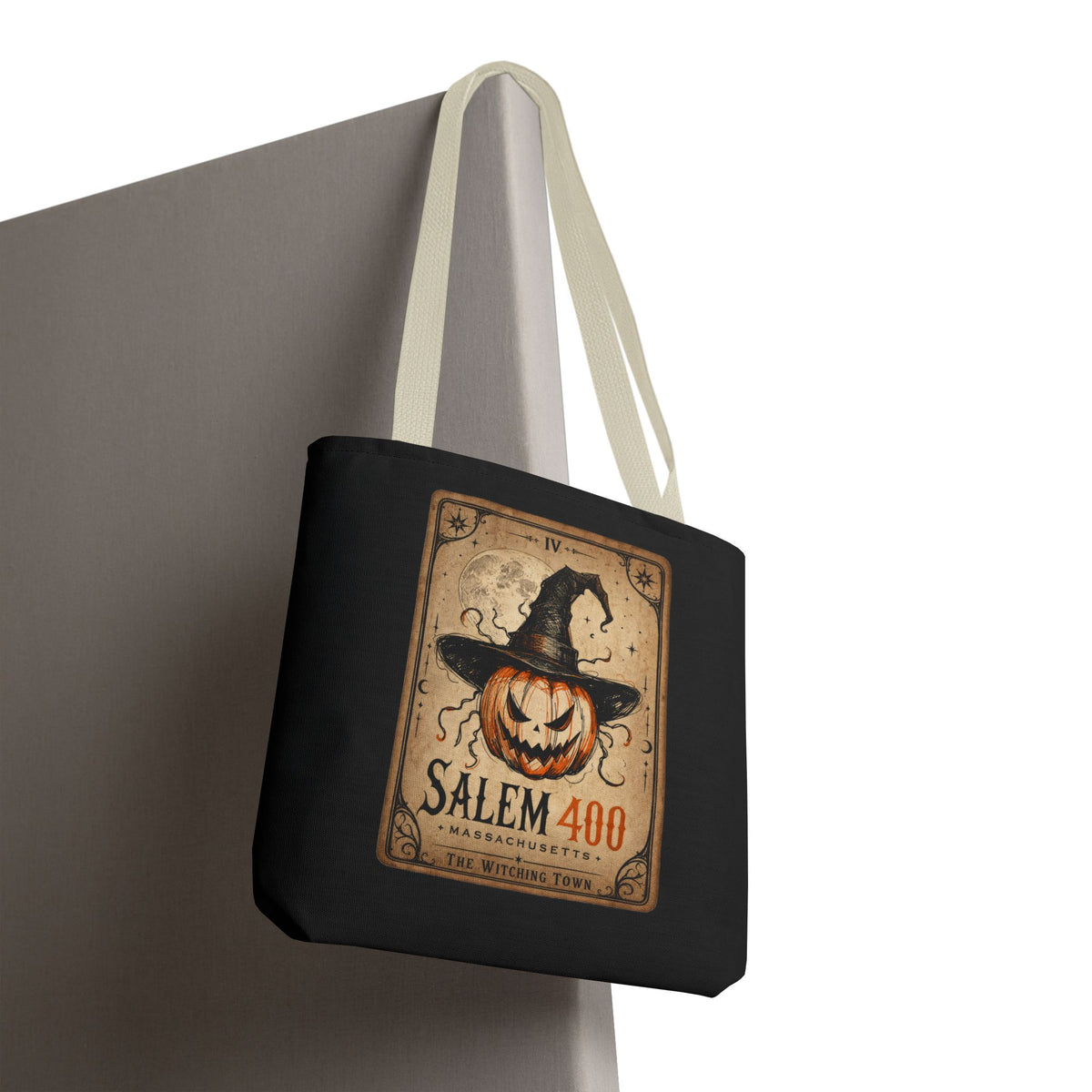 PUNKIN TAROT Tote Bag (AOP) – alternate view | SalemFootsteps