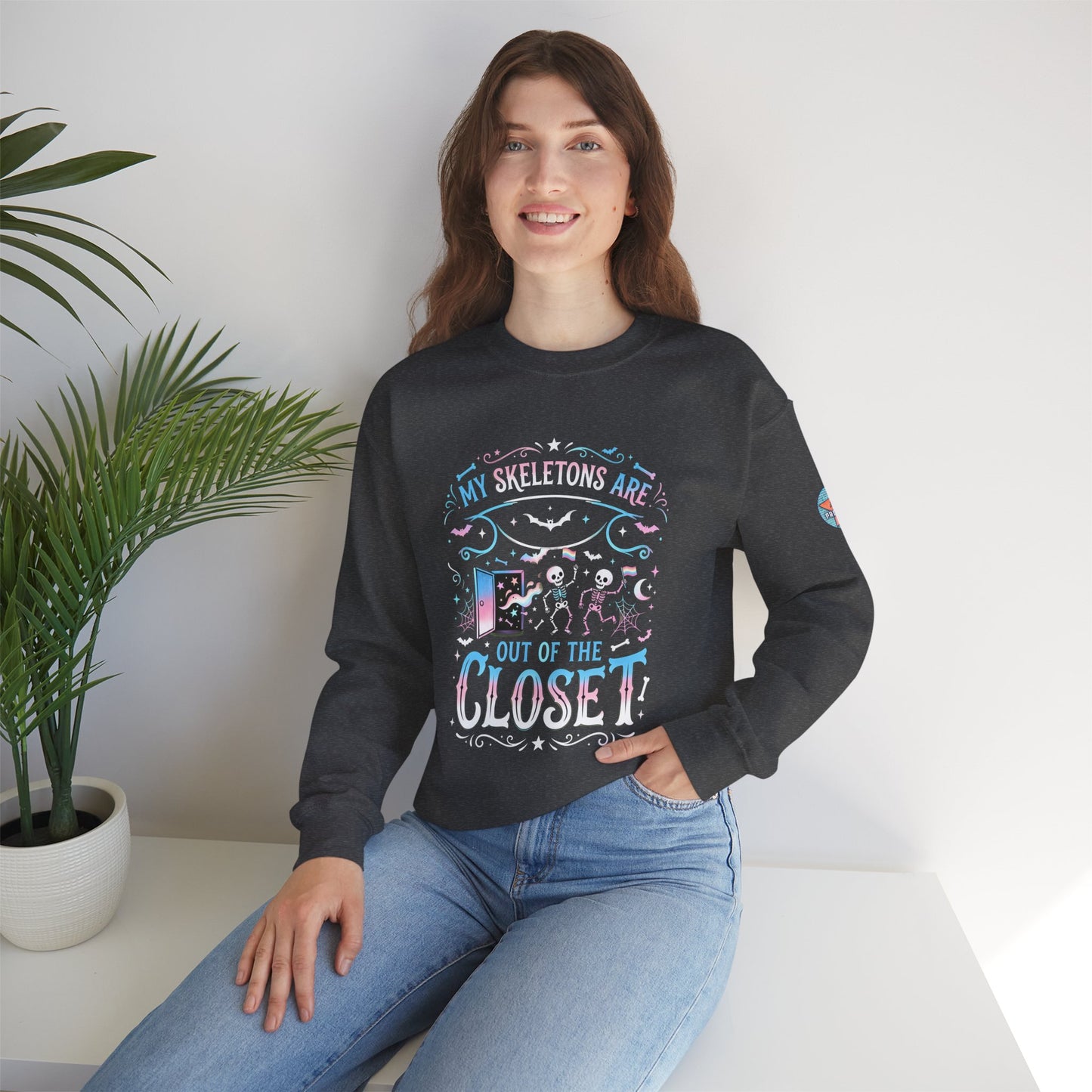 TRANS PRIDE Unisex Heavy Blend™ Crewneck Sweatshirt