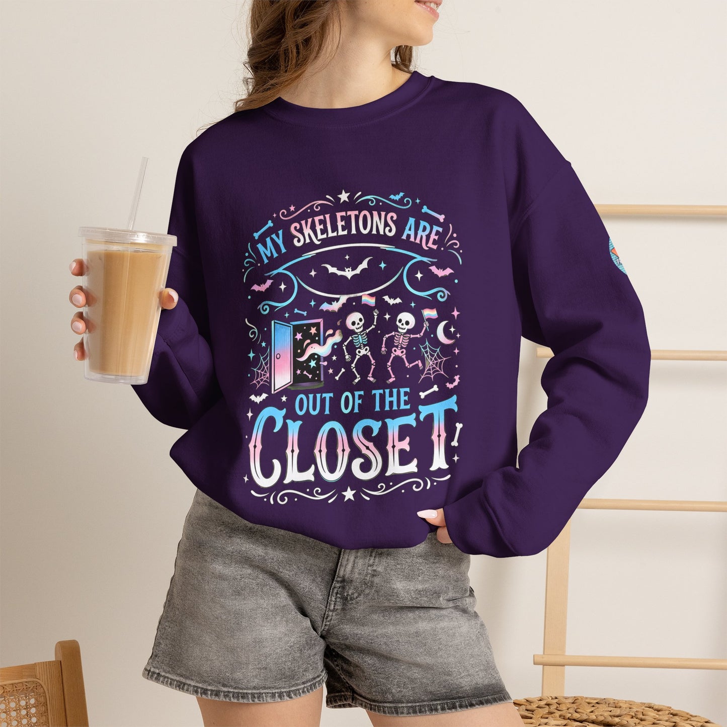 TRANS PRIDE Unisex Heavy Blend™ Crewneck Sweatshirt