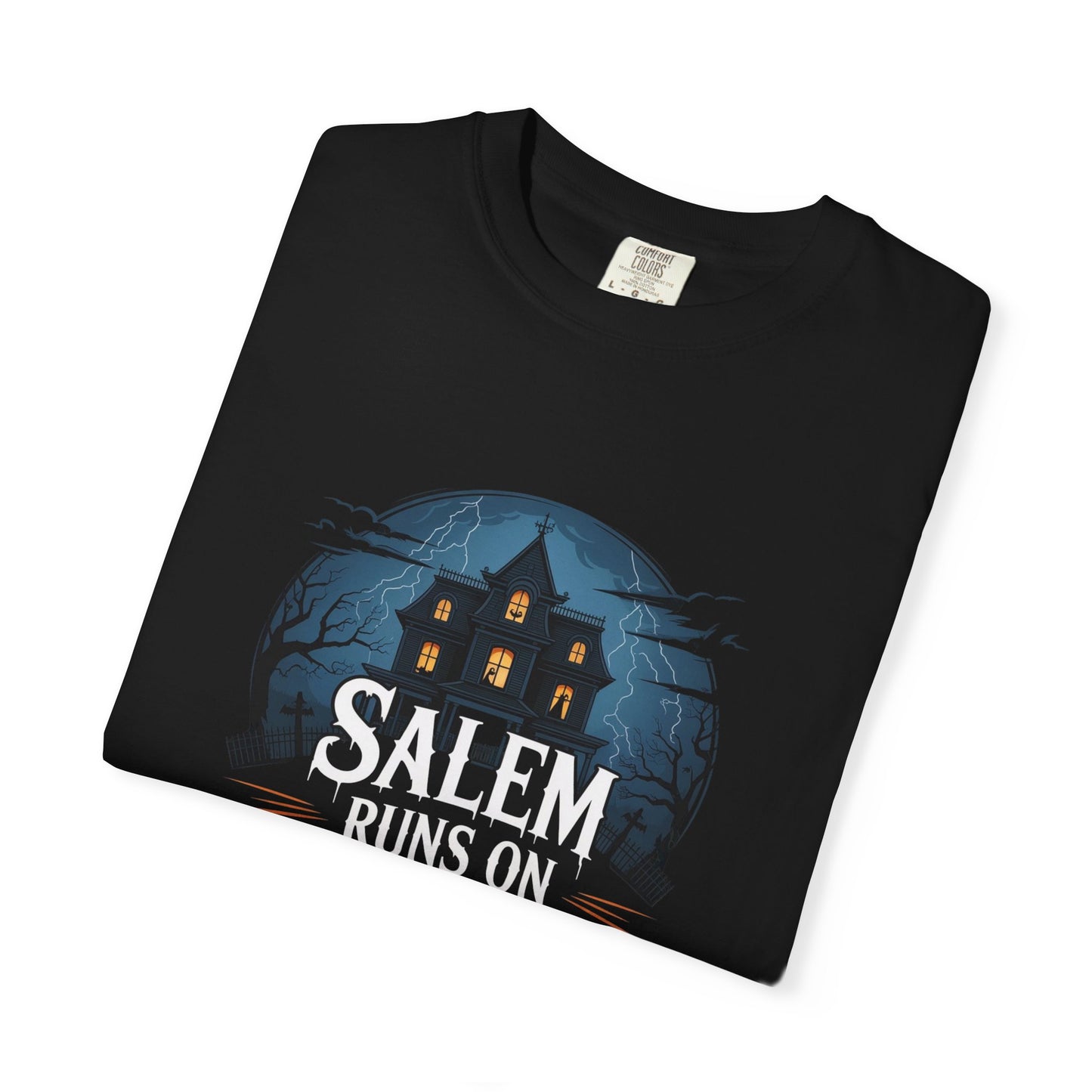 Salem Runs on Halloween Tee (2 Colors)