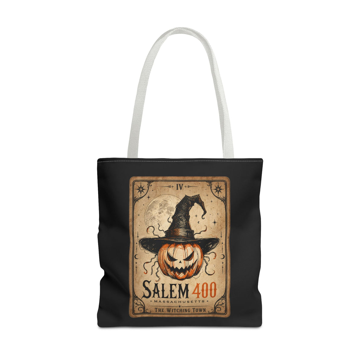PUNKIN TAROT Tote Bag (AOP) – alternate view | SalemFootsteps