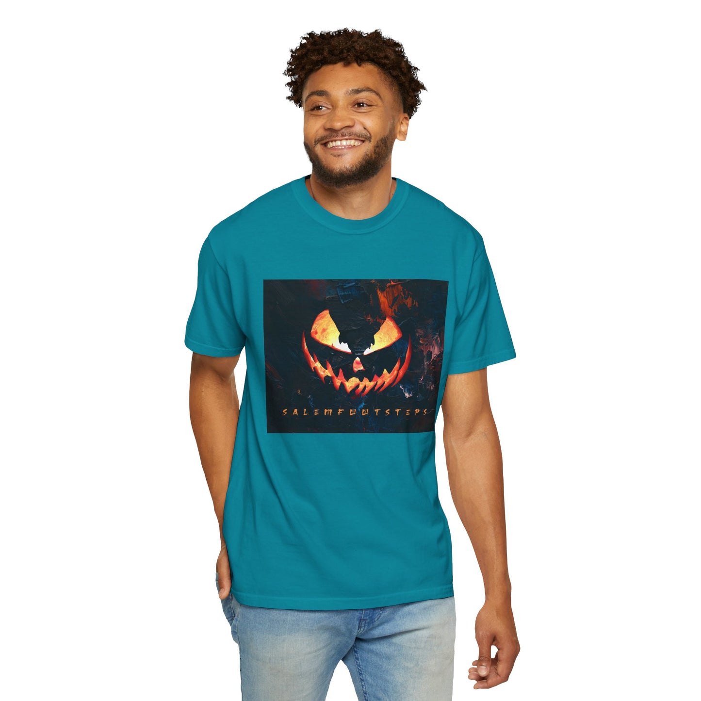 MIDNIGHT PUMPKIN Unisex Garment-Dyed T-shirt