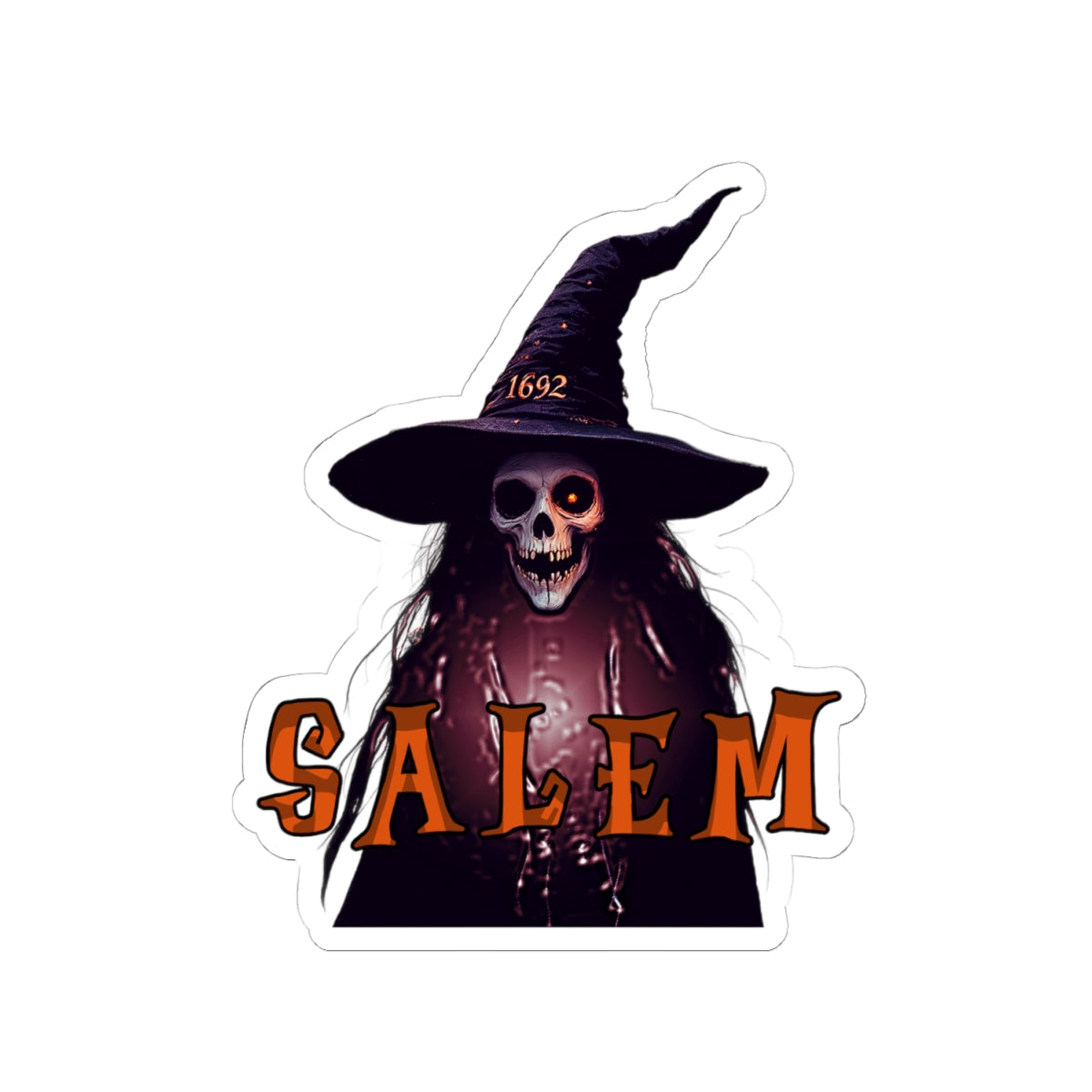 Salem Witch Kiss-Cut Stickers