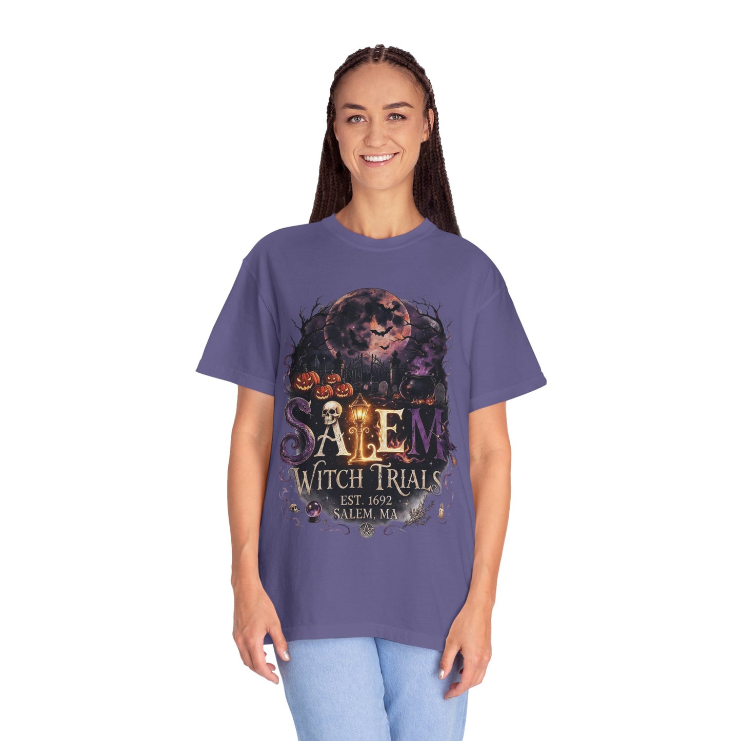 SALEM WITCH TRIALS Unisex Garment-Dyed T-shirt
