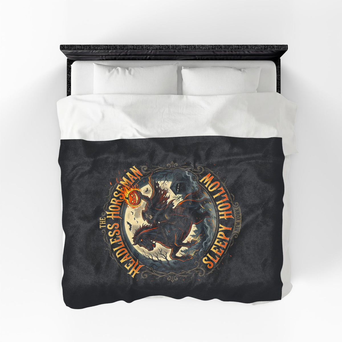 HEADLESS HORSEMAN Velveteen Plush Blanket