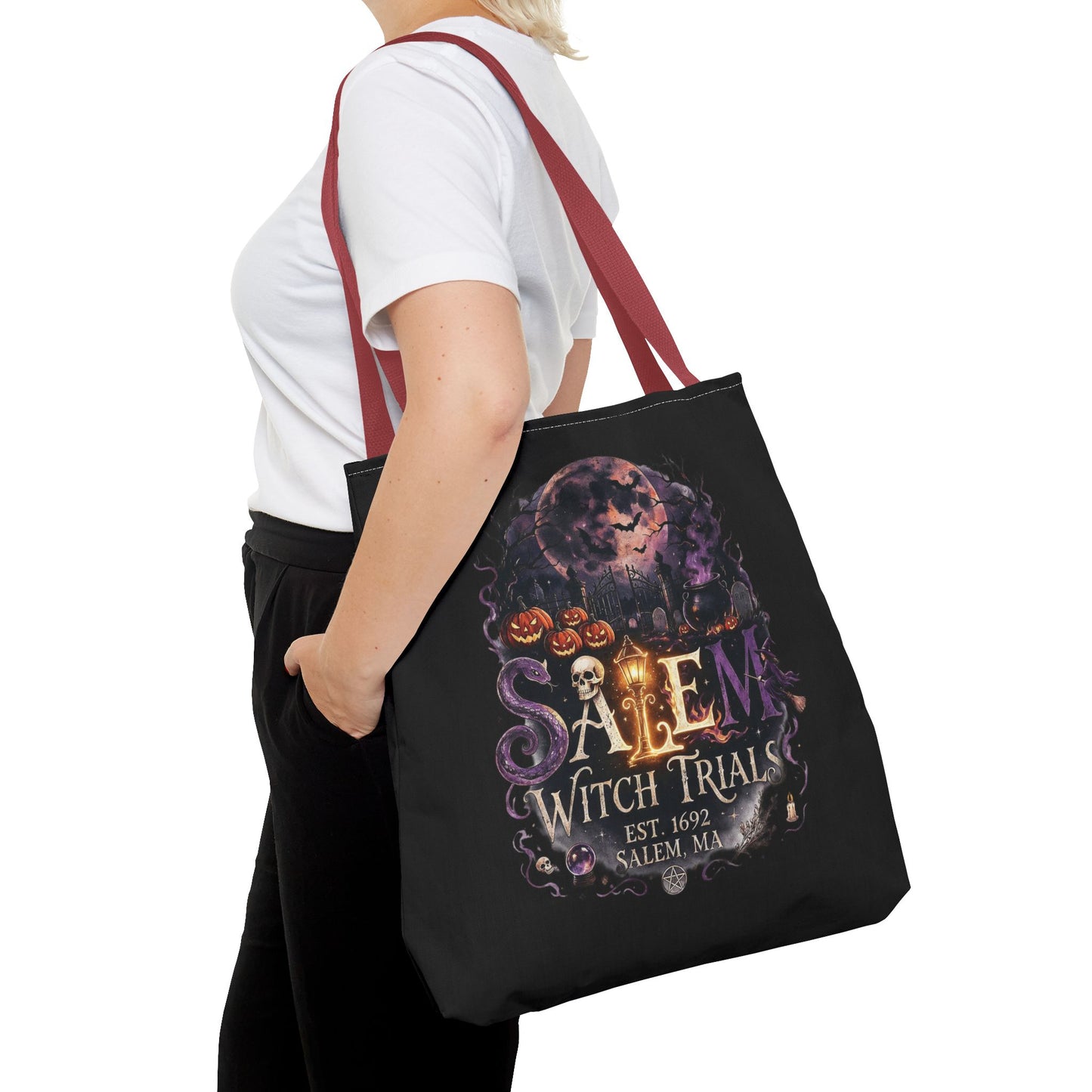 SALEM WITCH TRIALS Tote Bag (AOP)