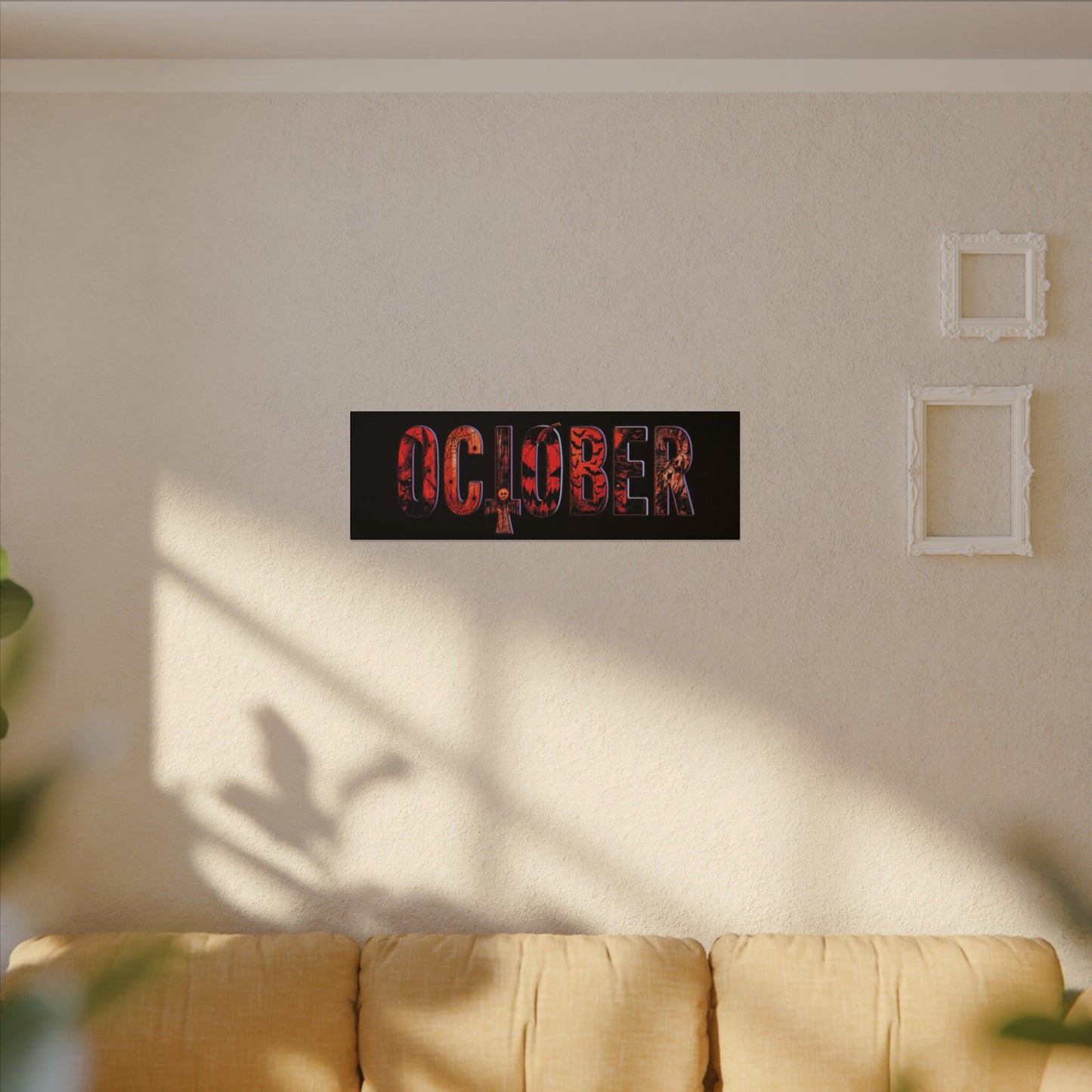 HORROR OCTOBER - Matte Canvas, Stretched, 0.75" (Multi-Size)